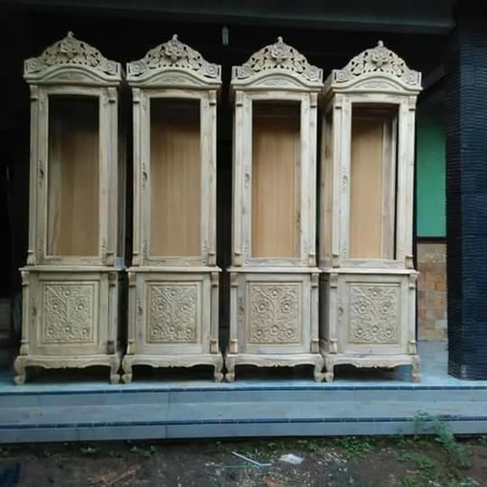 lemari sudut jati furniture jepara