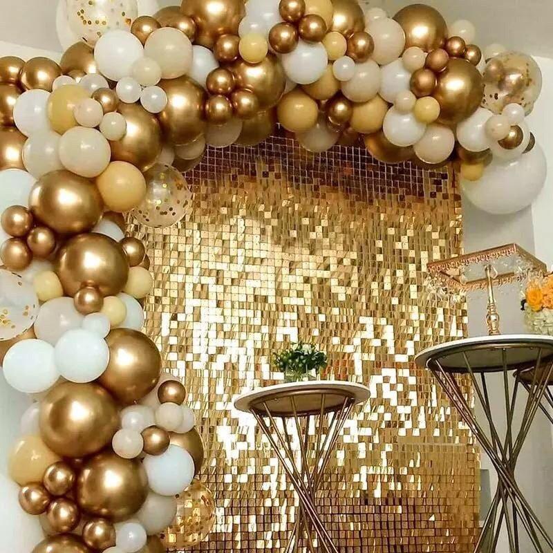 Tirai Kotak Foil Curtain Metalik GROSIR PRAKARYA MALANG Metallic Warna Warni Gold Silver Rosegold Dekorasi Berkilau Import Pesta Party Rumbai Backdrop Ulang Tahun Ultah Pernikahan Grad Birthday Wedding Ballon Hias Hiasan Dinding Dekor Decoration