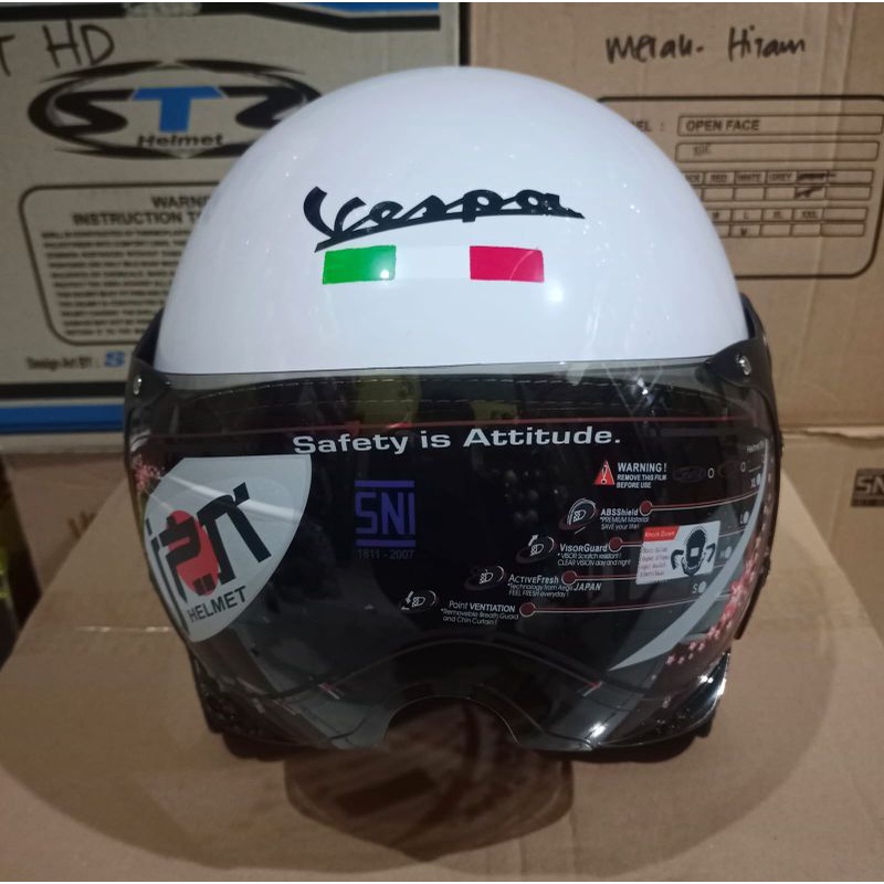 HELM VESPA PILOT JPN asli