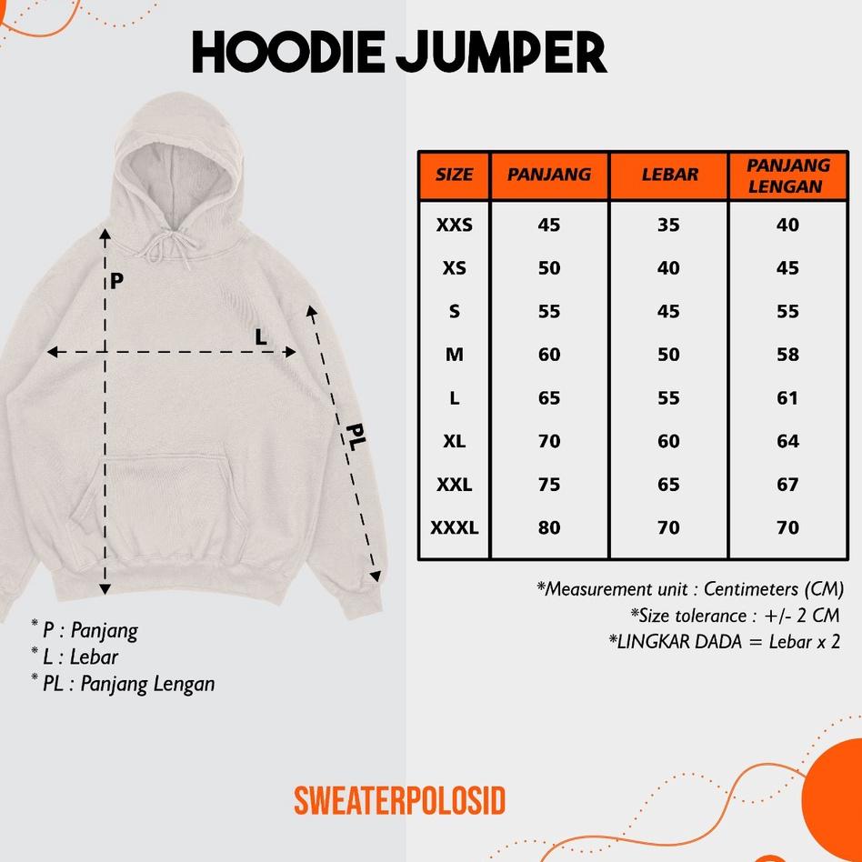 Menarik.. SWEATERPOLOSID Hoodie Jumper We One Feel M-XXL (Pria & Wanita)