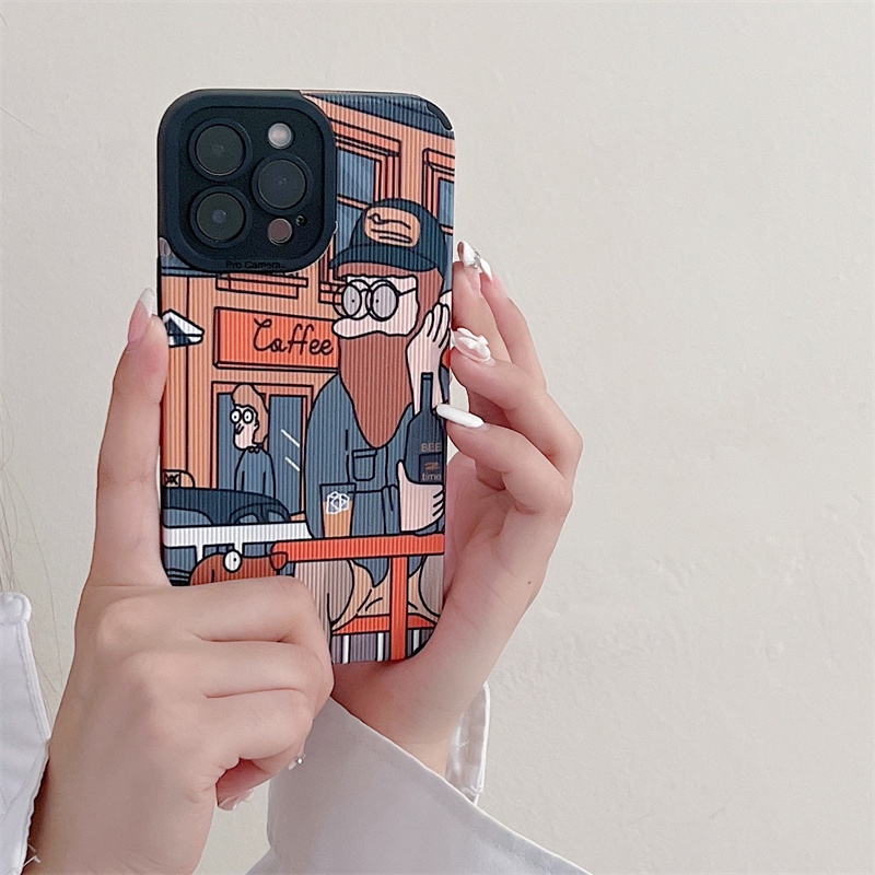 Soft case Silikon Motif Kartun Ilustrasi Untuk iphone 11 pro max 12 13 pro max X Xs max XR 7plus 8plus 7 8 se2020