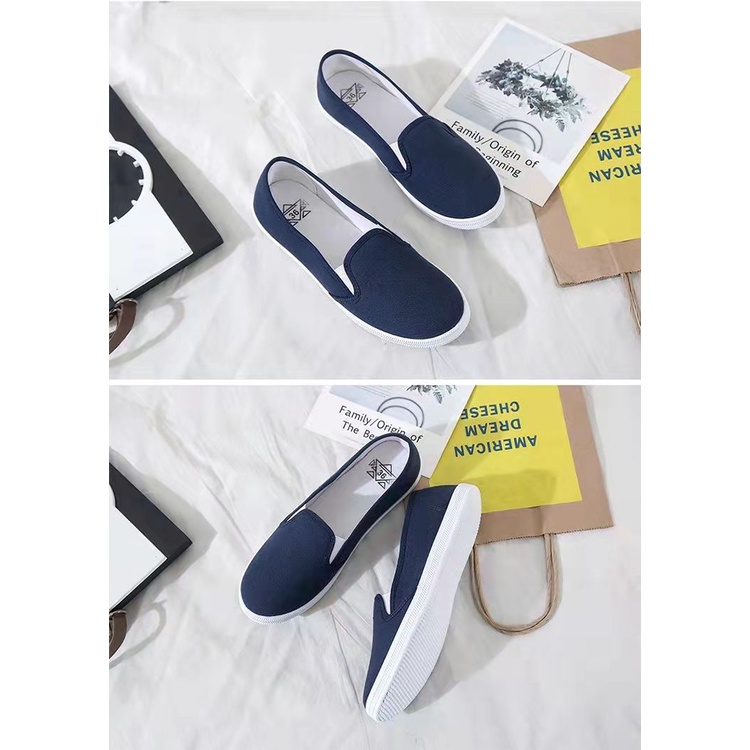 Free BOX Sepatu Flat Shoes Slip On Wanita Import model Sling Back terbaru kekinian termurah NSF888