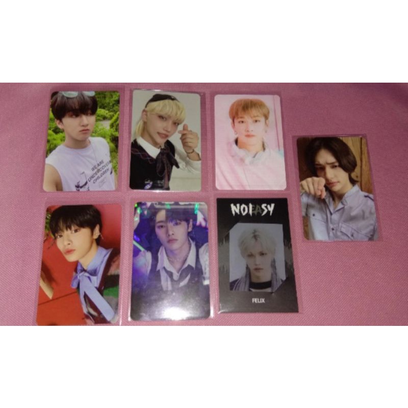 PC PHOTOCARD SKZ STRAYKIDS HYUNJIN DOUBLE SIDE, BANGCHAN NACIFIC, I.N CRISTMAS EVEL, FELIX, CHANGBIN