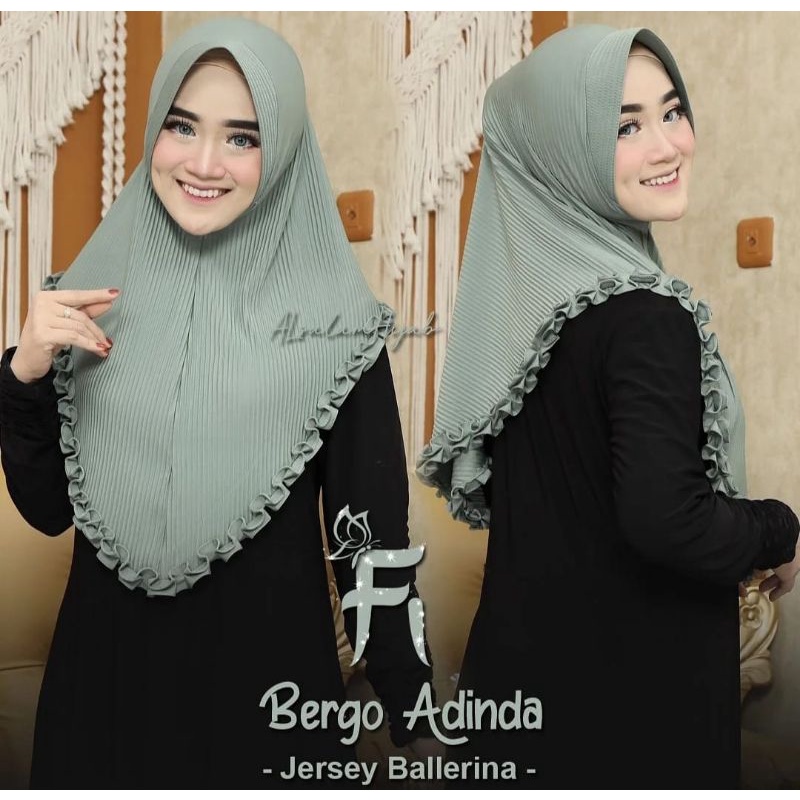 Jilbab Bergo Maryam Gotik Sipa Plisket Original Fihijab