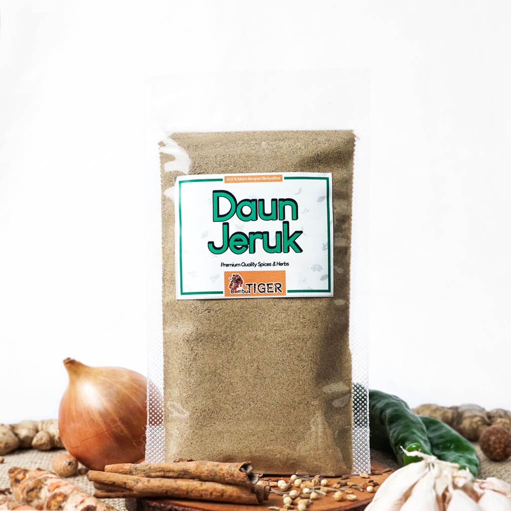 DAUN JERUK BUBUK - Kafer Leaf Murni / Bumbu Tiger