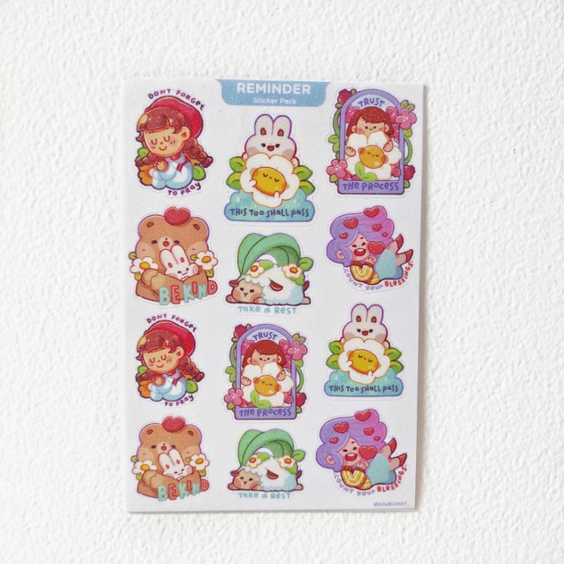 

DoubleNat Reminder stickers - rohani planner journal