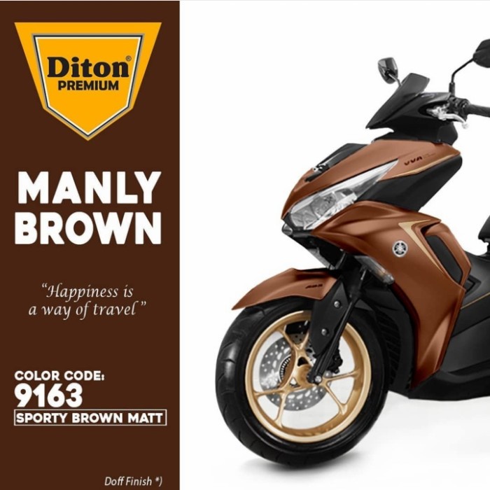 DITON PREMIUM / SPORTY BROWN MATT Y 9163 * / CAT SEMPROT WARNA YAMAHA COLORS