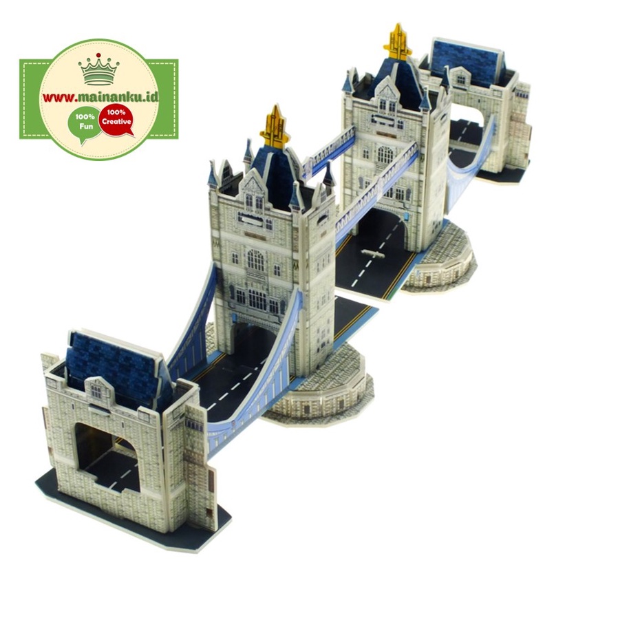 3D Mini Puzzle | LONDON BRIDGE | Mainan Kecerdasan Anak - DIY - Tower Bridge