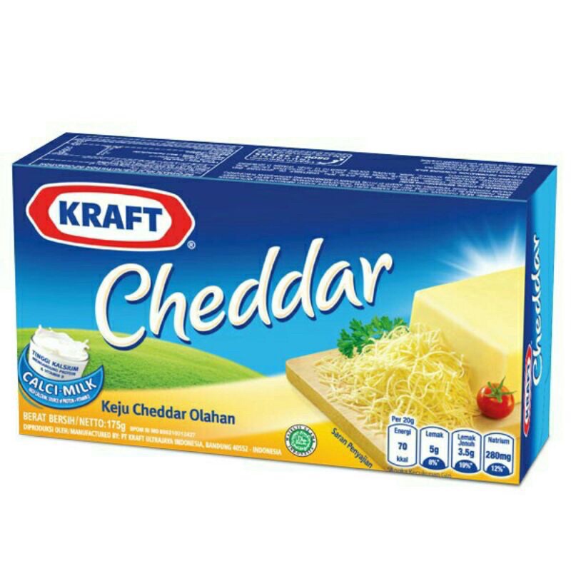 

KRAFT CHEDDAR CHESE BOX 165gr