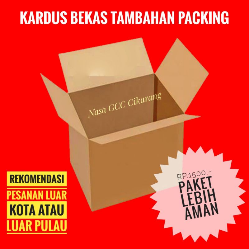 KARDUS BEKAS TAMBAHAN PACKING