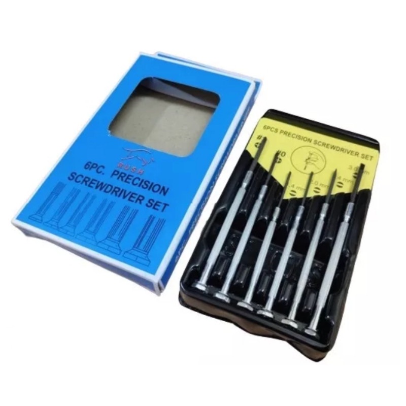 Obeng Jam Set 6 Pcs Screwdriver Precisions Set