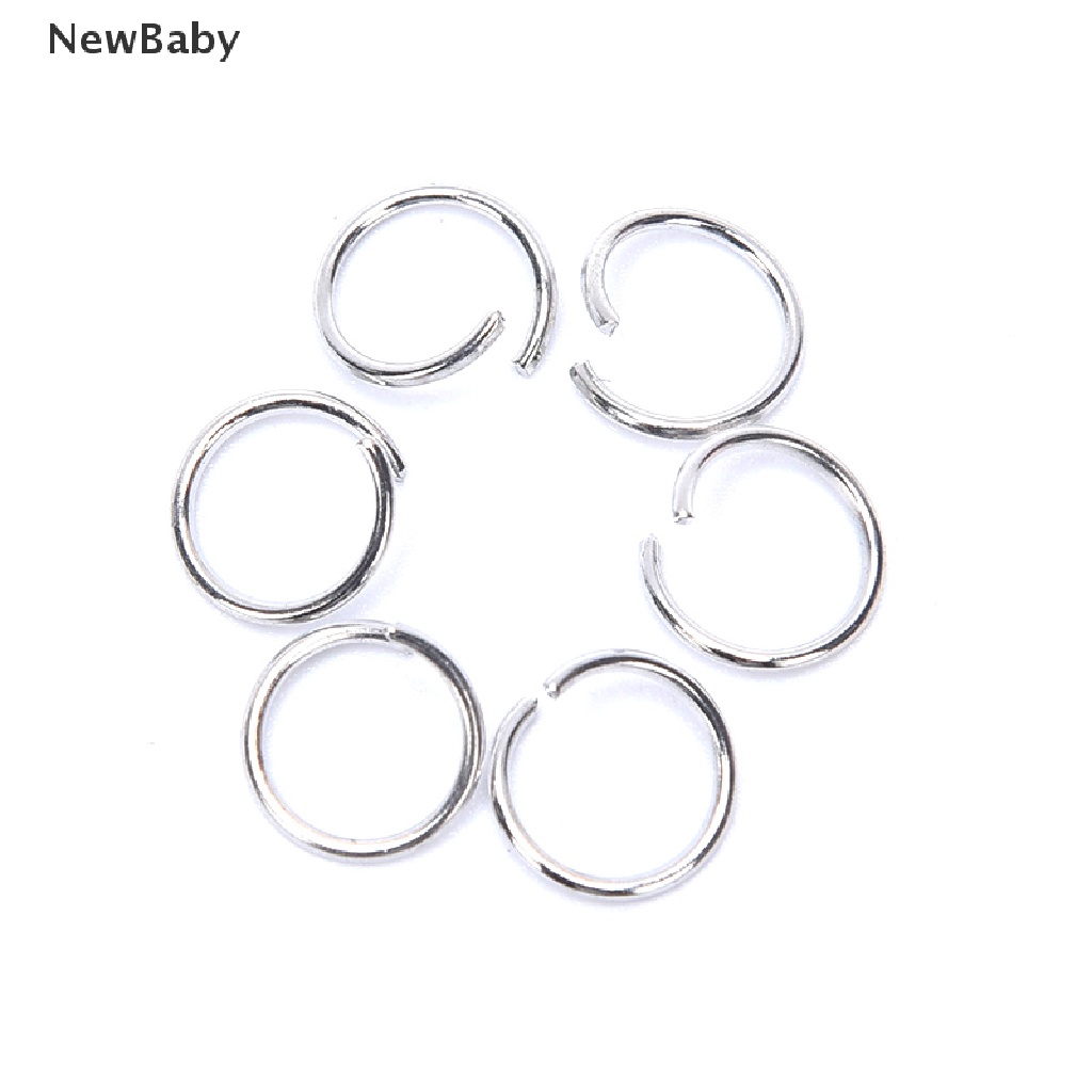 150pcs Ring Gantungan Kunci DIY Dengan Sekrup