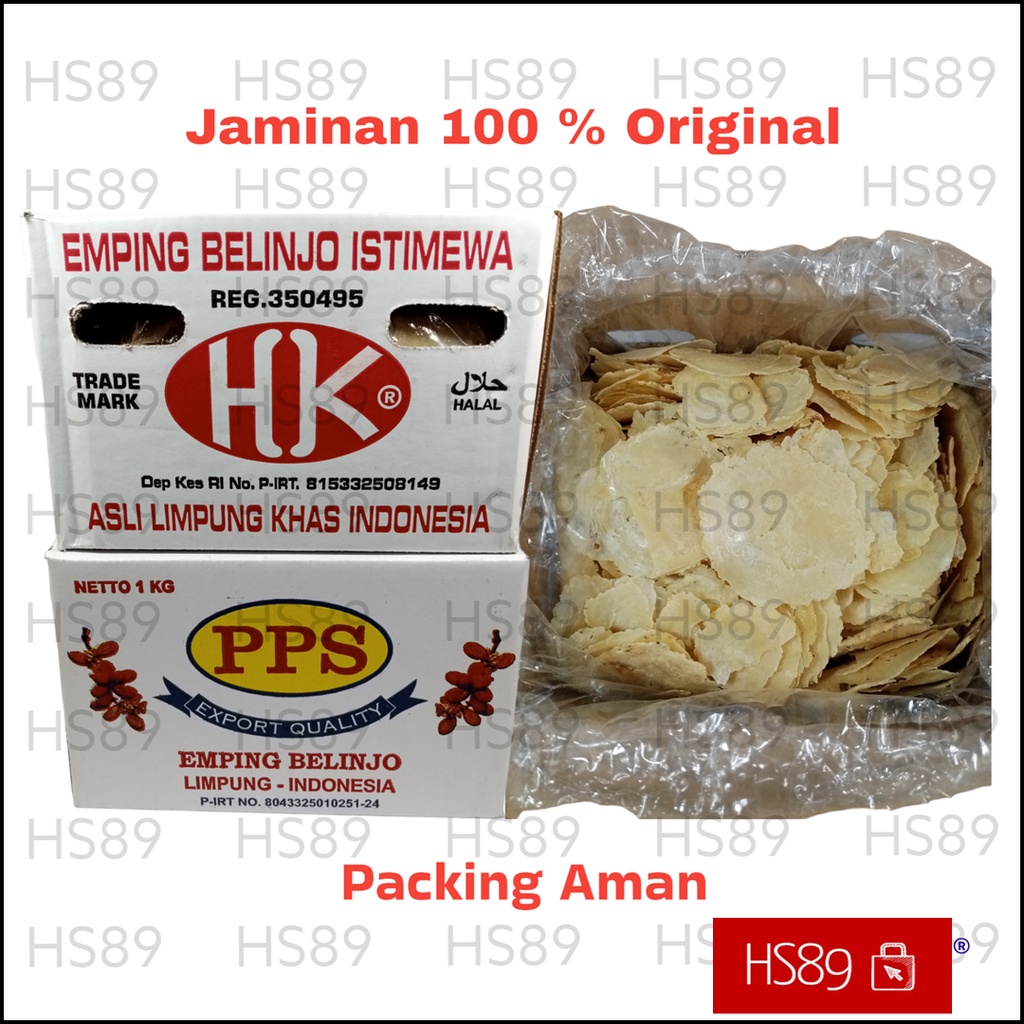 

Emping Melinjo Istimewa HK Asli Limpung 1kg - Keripik Mentah