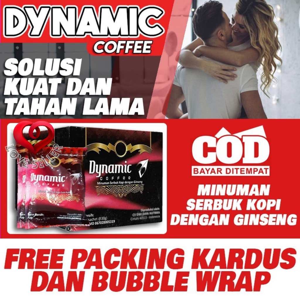 

Kopi Penambah Stamina / Gairah - Kopi Dynamic Coffee Original - Kopi Kuat Tahan Lama Pria Wanita