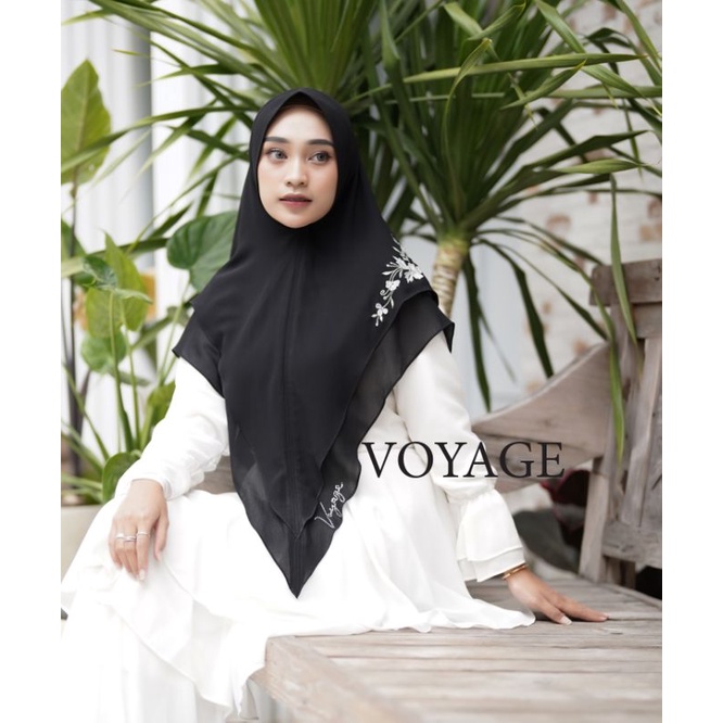 Hijab / Kerudung / Khimar standar "TASYA BORDIR" ORIGINAL VOYAGE