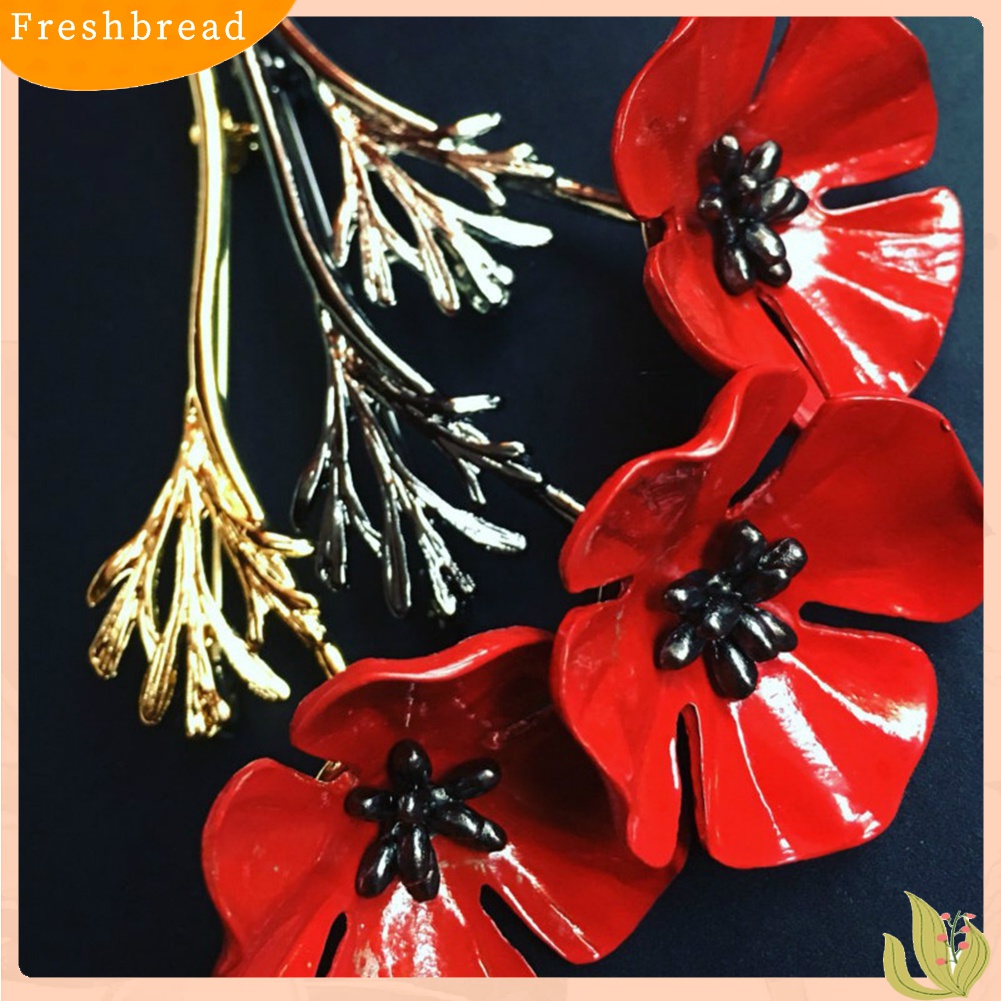 [ TERLARIS]Flower Shaped Brooch Pin Vintage Women Men Collar Accessory Breastpin Jewelry