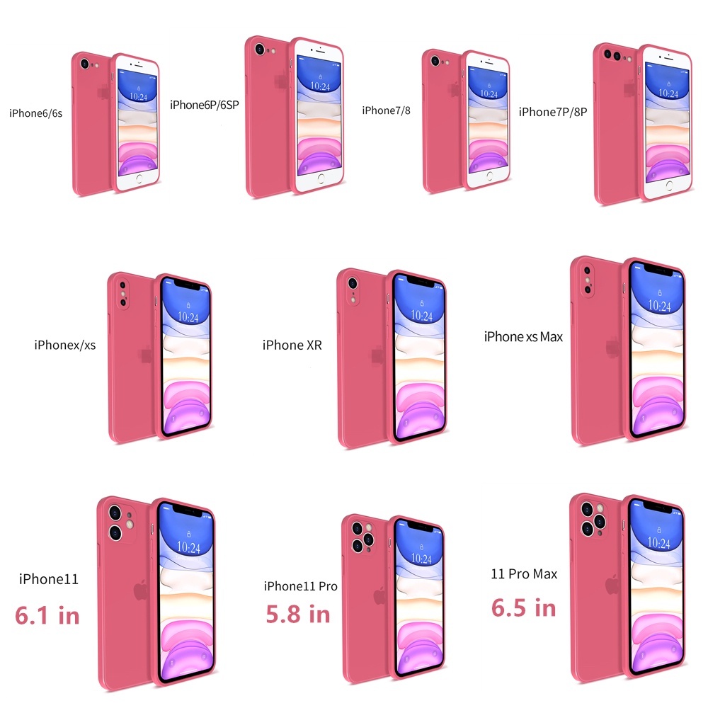 Soft Case Pelindung Lensa Kamera Bahan Silikon Untuk iPhone 7Plus 8 Plus 11 Pro Max X XR XS Max