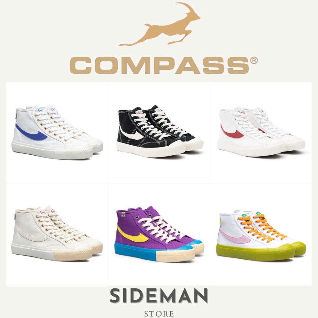COMPASS GAZELLE HIGH HI SERIES ALL COLOR BLACK WHITE BLUE RED CREAM PURPLE MATCHA