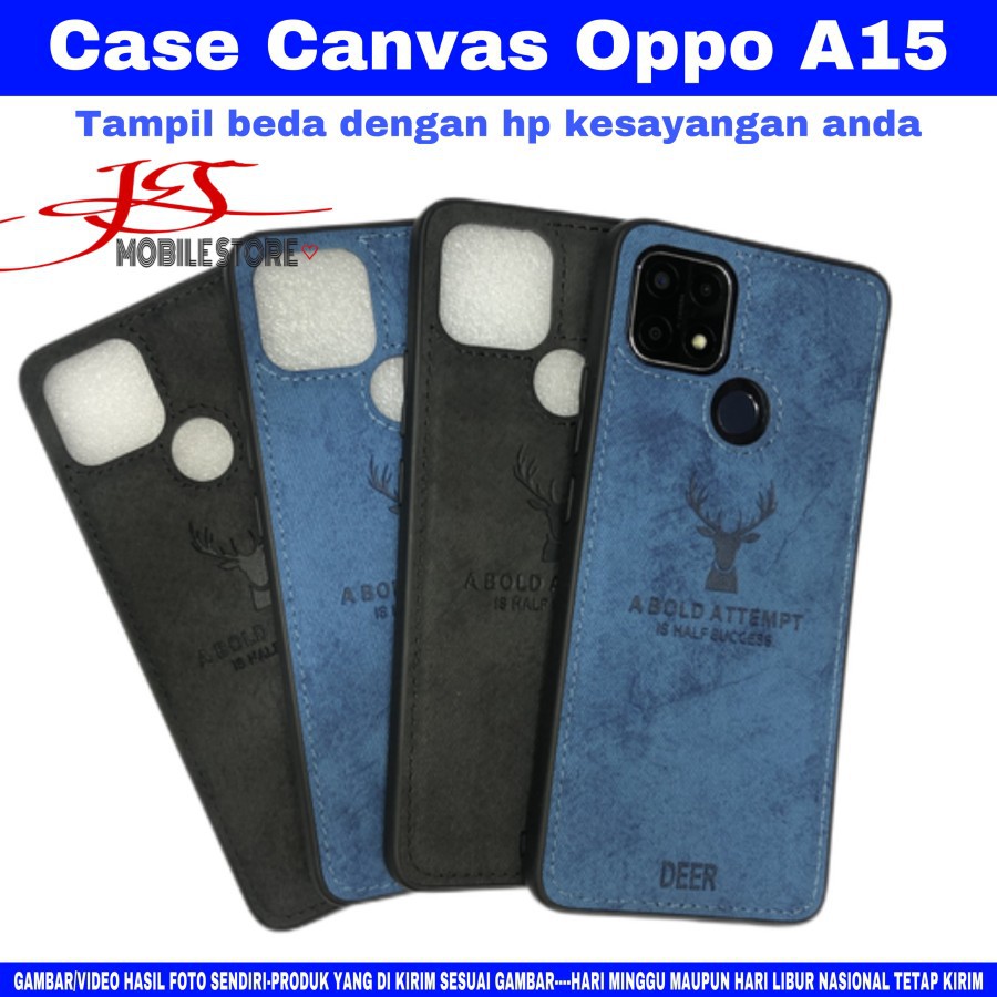 case Canvas oppo A15 - silikon oppo A15 - jellycase oppo A15
