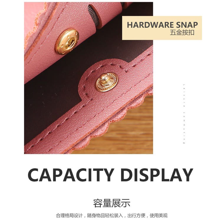 ♥TASBLUE♥ Dompet Lipat Dompet Kartu Lipat MPORT Fashion Trend Ladies Dompet Murah Import Wallet D58 Dompet wanita mini lipat pendek premium impor gaya Korea