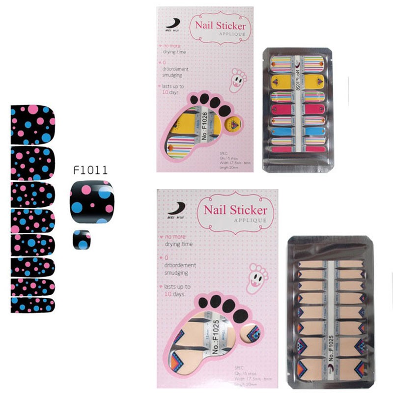 HO5128 - Toe Nail Sticker Kuku Kaki