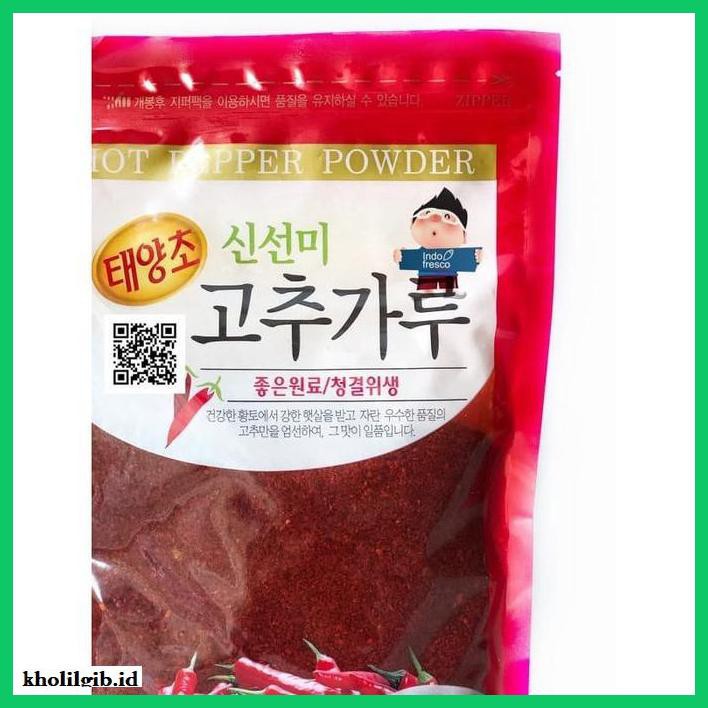 

Aneka-Sambal- Shinsunmi Gochugaru Cabe Bubuk Korea/ Korean Hot Chilli Powder- 450 Gr