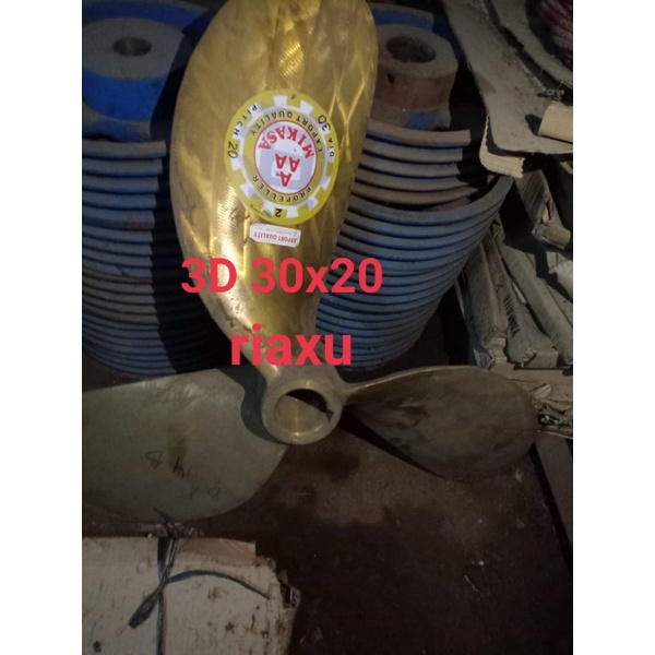 Kipas Kapal MIKASA / Propeller 3d 30x20