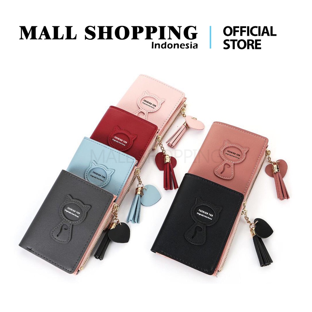 (COD) DOMPET LIPAT WANITA WOMEN WALLET KOREAN FASHION MALLSHOPPING