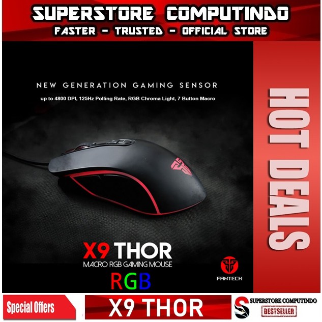 Fantech X9 THOR Gaming Mouse Macro