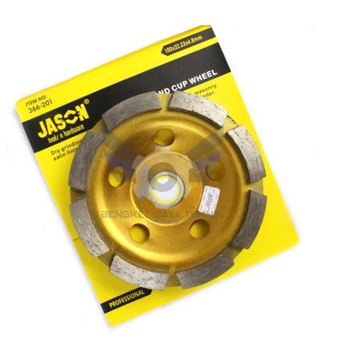 Diamond Cup wheel 4 Inch / Mata Grenda Poles Beton 4&quot; JASON (366-201)