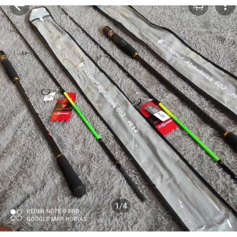 JORAN PANCING JIGING JAKARU ALPHAHAWK PANJANG 180 PE 1-3LB