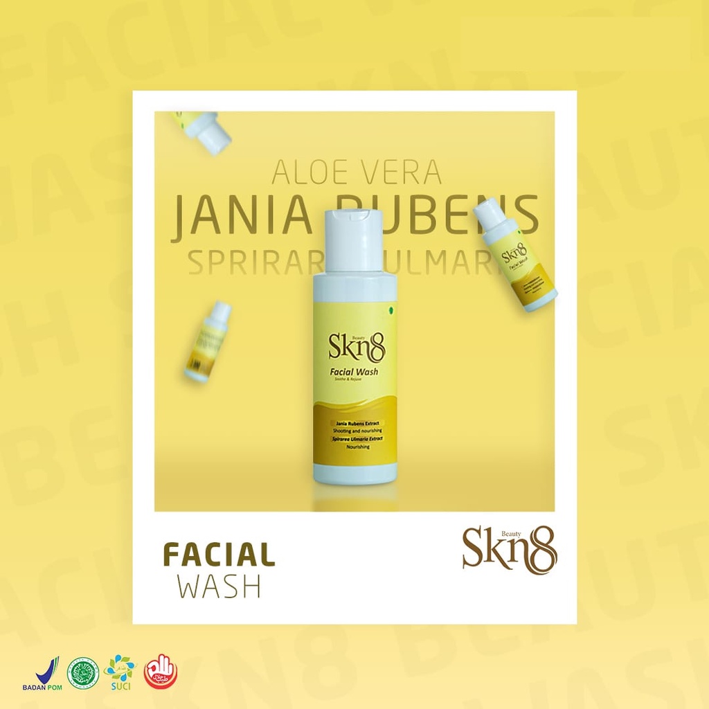 Facial wash Skn8 Beauty