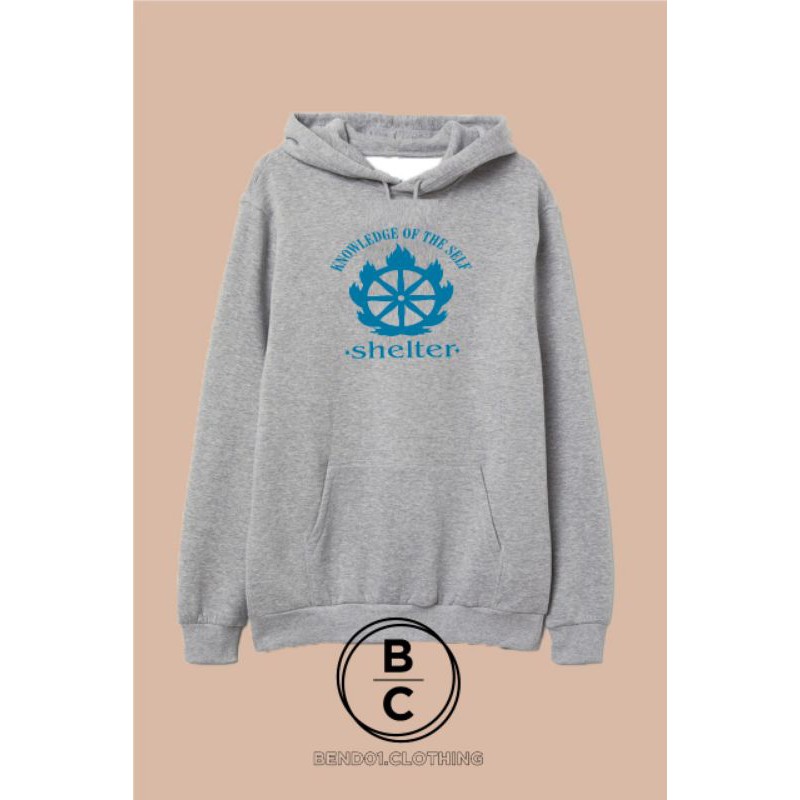 Hoodie sweater musik band shelter