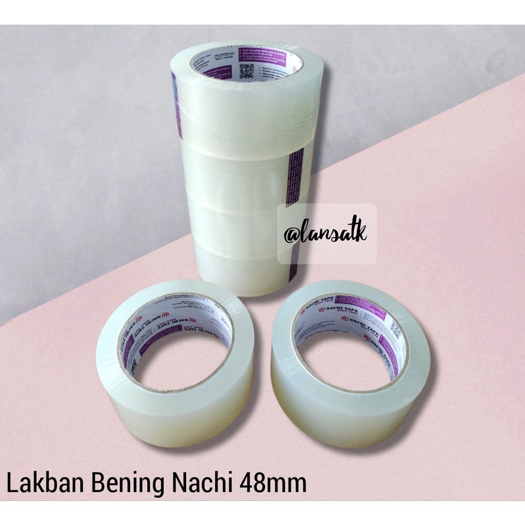 

LAKBAN BENING NACHI TEBAL 48MM (LAKBANNAC2) lakban serbaguna