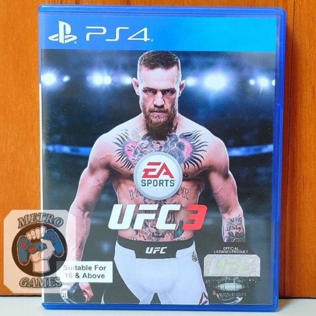 UFC 3 PS4 Kaset UFC3 Playstation 4 PS 4 5 UFC Reg3 Reg 3 CD BD Game Games MMA Ufc ufc4 4 ps5 wwe reg 3 region asia