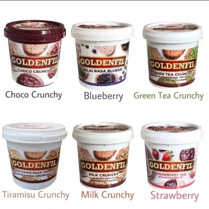 

Goldenfil choco crunchy 1kg (bucket)