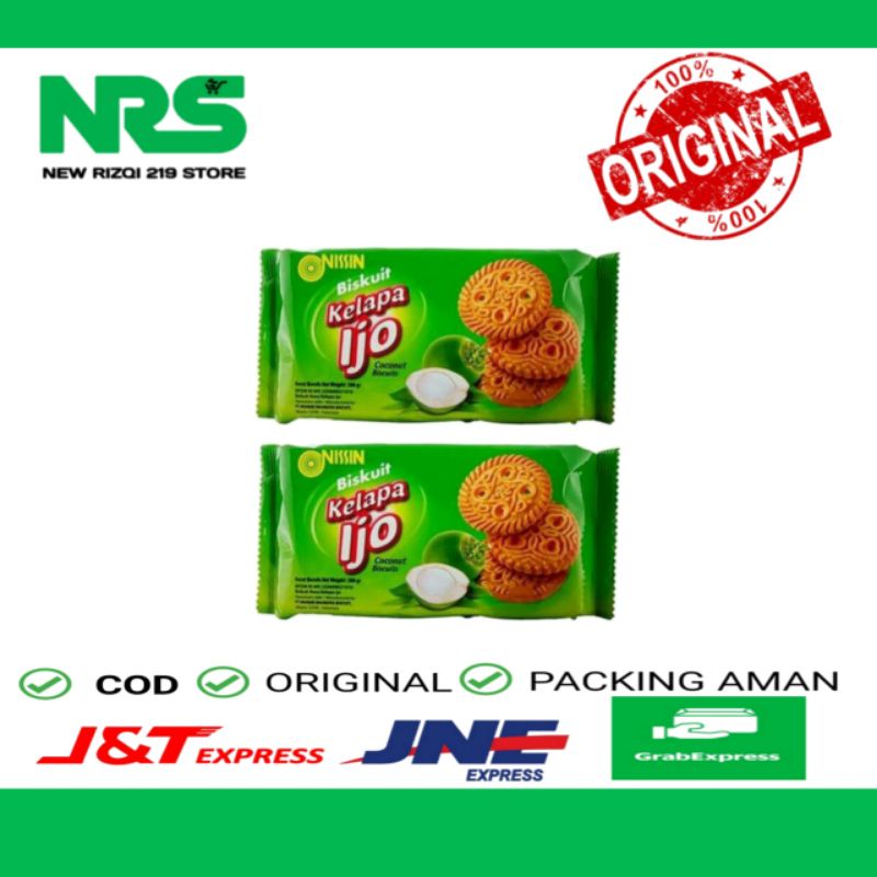 

Nissin Kelapa Ijo 280g - Biskuit kelapa