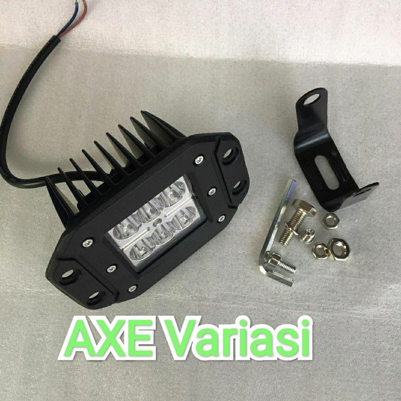 lampu tembak led CRF 150 L klx 6 led cree full besi