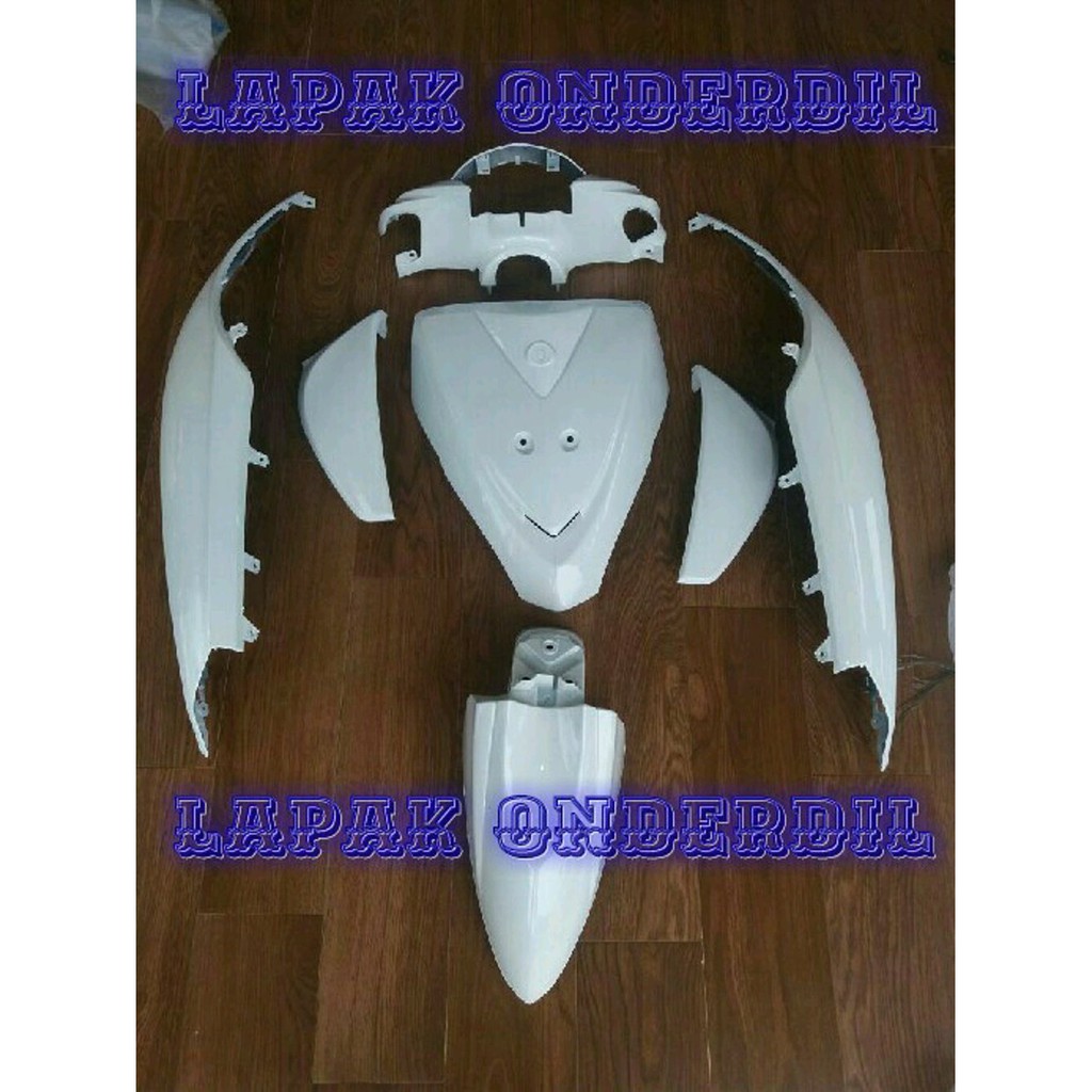 cover body mio j full set bagian halus putih