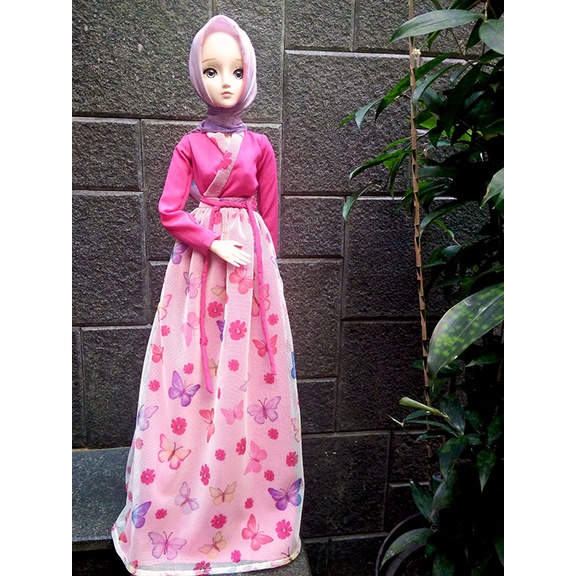 Baju Dress Boneka BJD 60cm Handmade