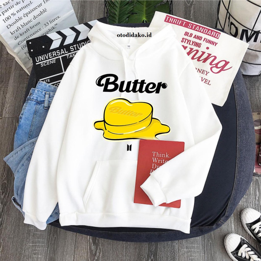 HOODIE JUMPER BATTERR BTS BABYTERRY ALL SIZE UNISEX (PRIA&amp;WANITA) KOREAN STYLE TERBARU