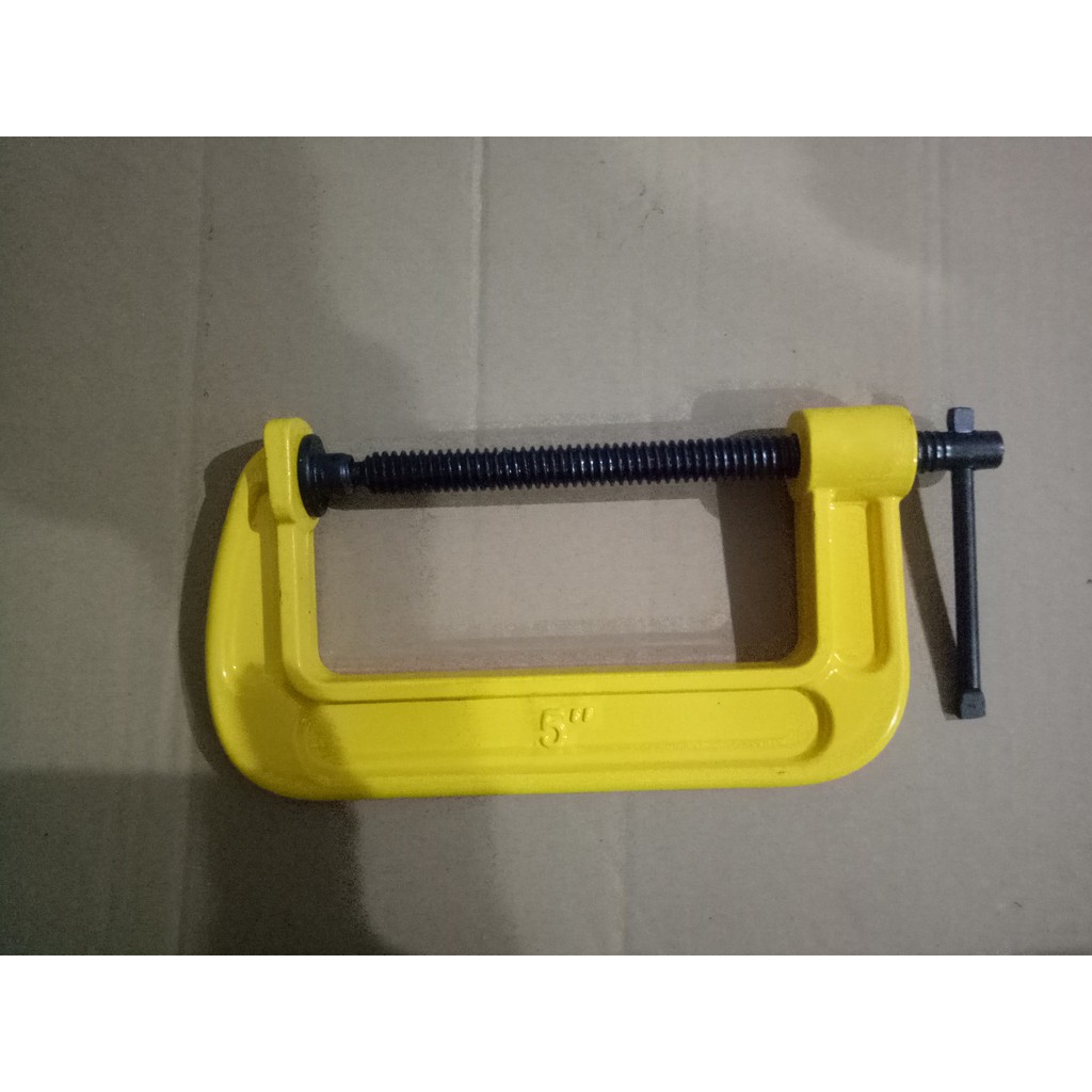 KLEM C / CATOK C / CLAMP C 5&quot;/C CLAMP KLEM G CATOK PRESS JEPIT BESI KAYU MURAH BAGUS