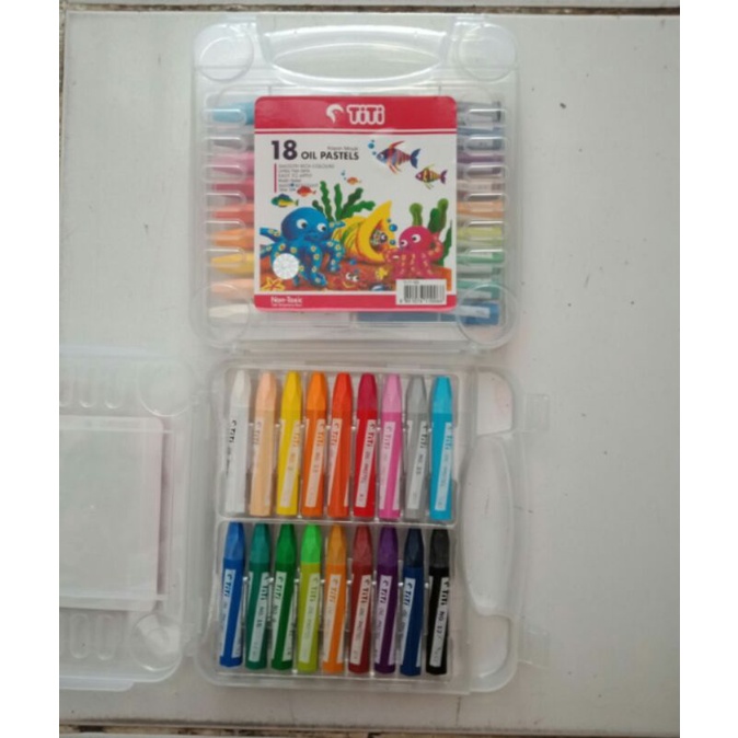 

Crayon titi 18 warna oil pastel