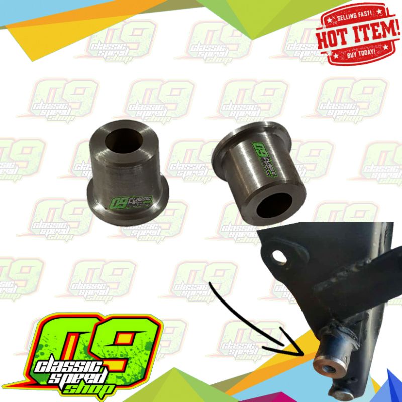 Bosh Rangka bodi body bakri ke swing arm arem kaze / standar CB GL PRO MAX 100 MEGAPRO Set kanan kir