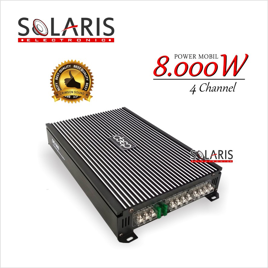 Power Mobil 4 Channel 8000 Watt High Power Amplifier DEEP DE-500