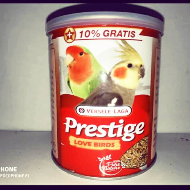 pakan burung lovebird african prestige parakeet 300grm