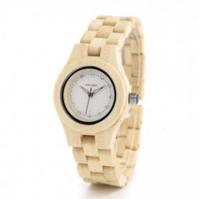 Tangan Kayu Analog Wanita bobo bird - W-O29/O10 - White