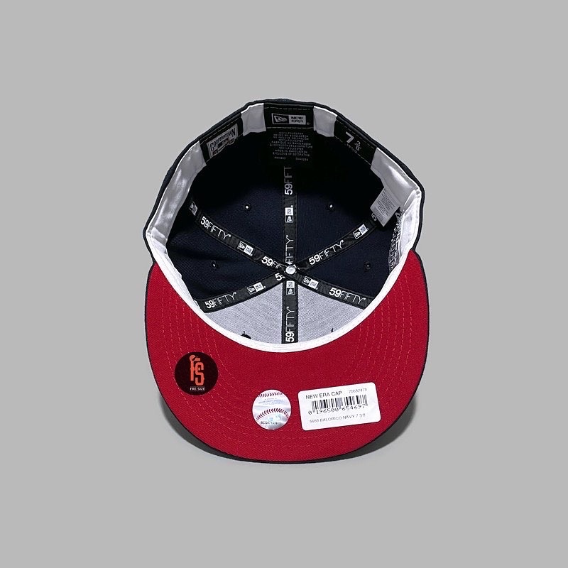 TOPI NEW ERA ORIGINAL 5950 50TH ANNIVERSARY BALTIMORE ORIOLES NAVY UV CARDINAL