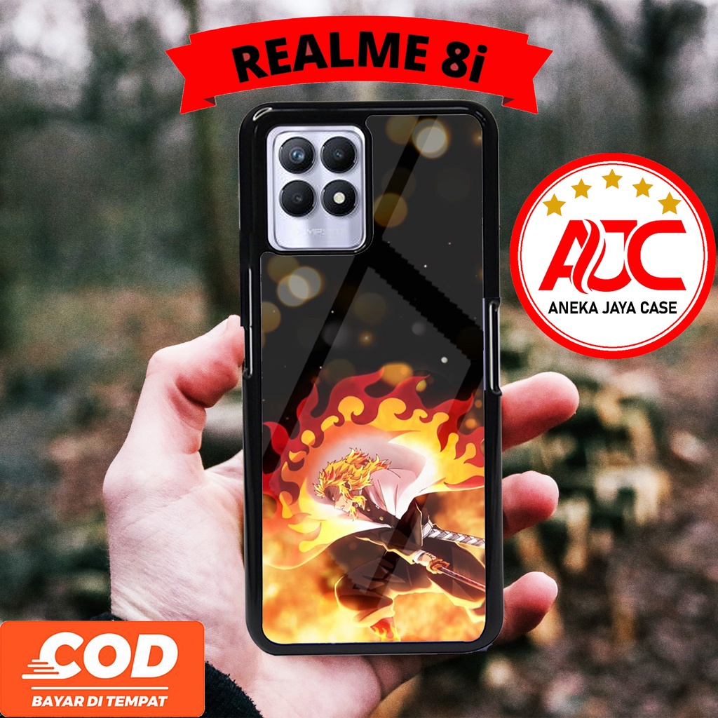 Case REALME 8i Casing REALME 8i Motif RENGOKU Aneka case Casing aero Sofcase Case hp Casing hp Case 