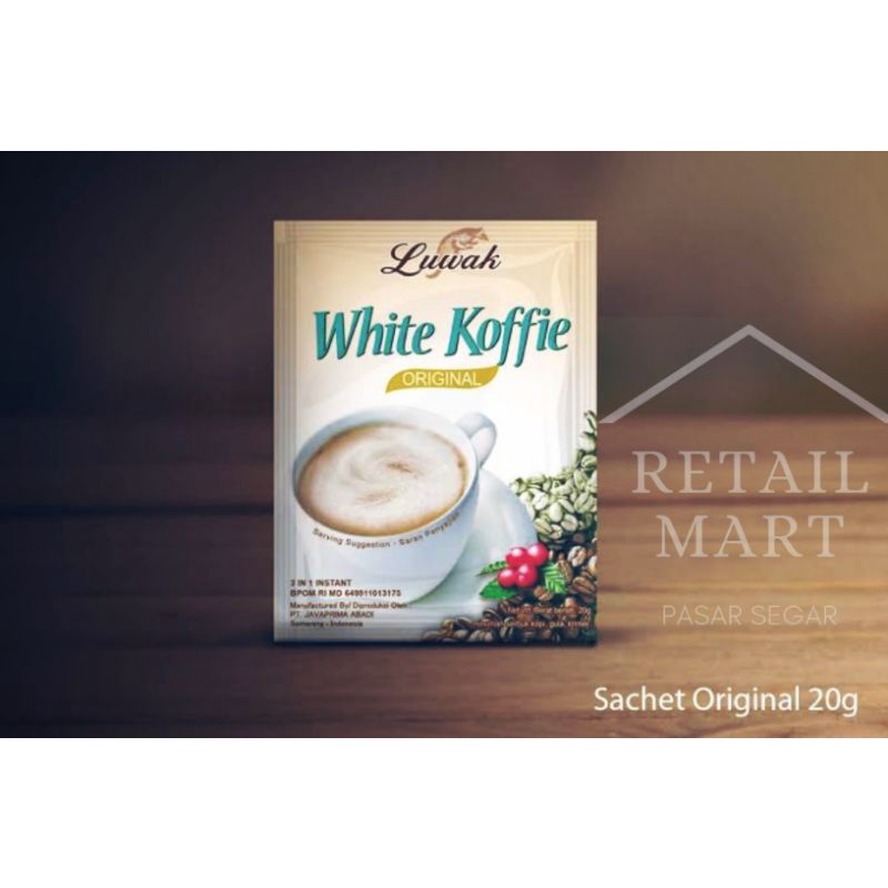 

Luwak white koffie original 10 sachet